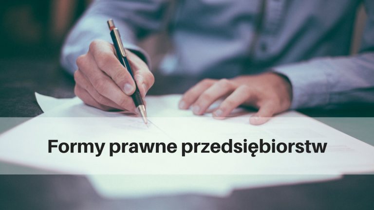 formy prawne przedsiębiorstw