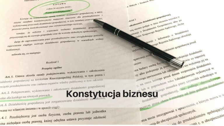 Konstytucja biznesu